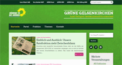 Desktop Screenshot of gruene-gelsenkirchen.de